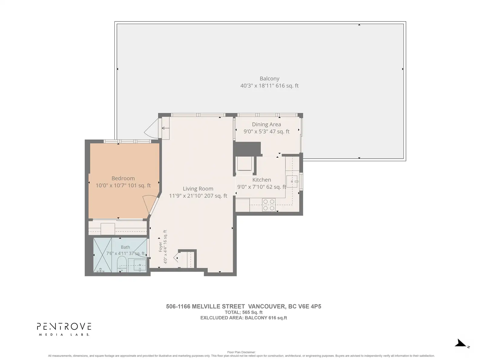 506 1166 MELVILLE STREET, Vancouver BC V6E 4P5