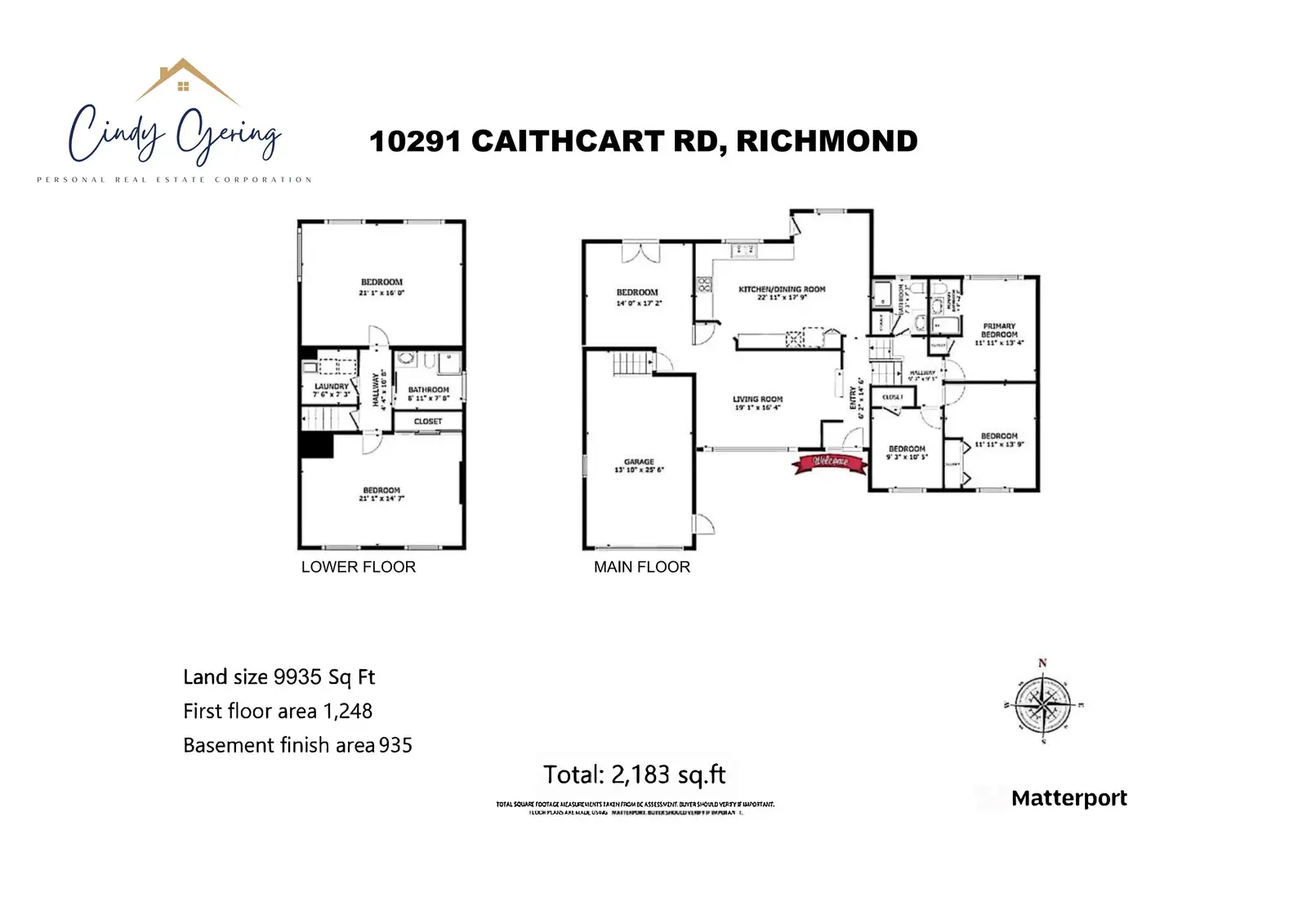 10291 CAITHCART ROAD, Richmond BC V6X 1N3