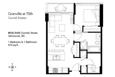 808 8488 CORNISH STREET, Vancouver BC V6P 0C2