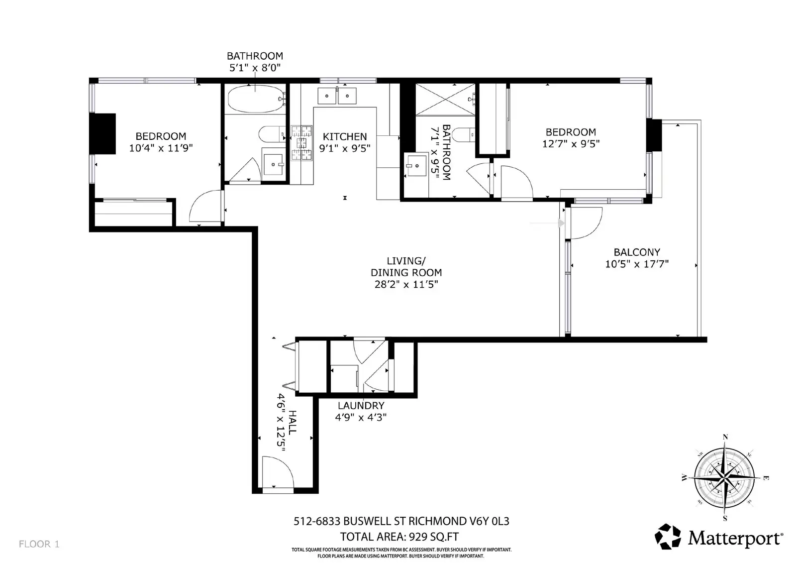 512 6833 BUSWELL STREET, Richmond BC V6Y 0L3